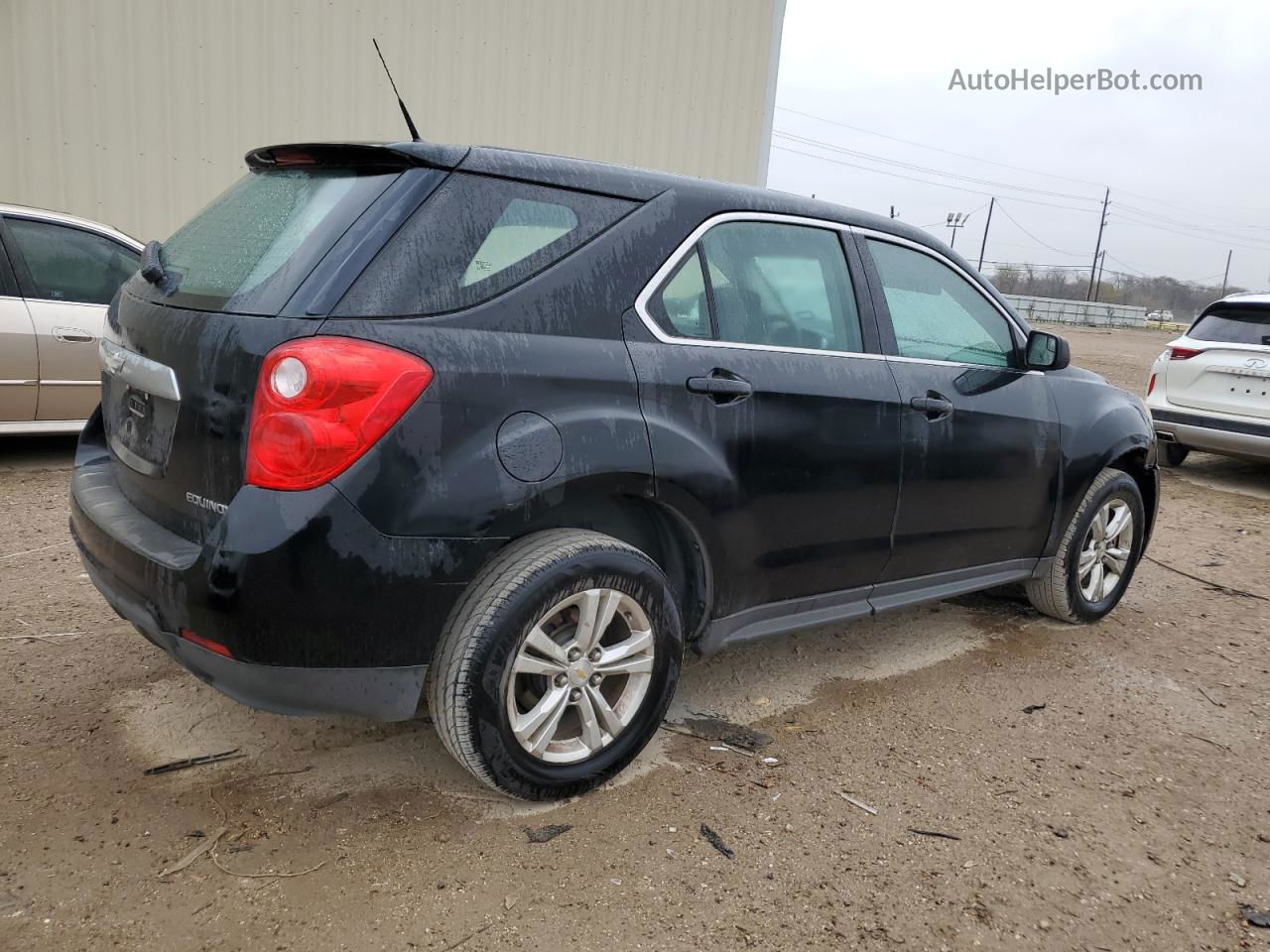 2012 Chevrolet Equinox Ls Black vin: 2GNALBEK0C6299896