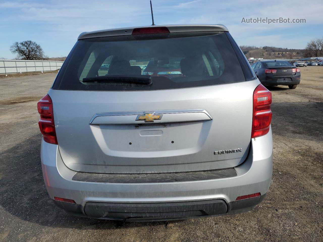 2016 Chevrolet Equinox Ls Silver vin: 2GNALBEK0G1129105