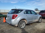 2016 Chevrolet Equinox Ls Silver vin: 2GNALBEK0G1129105