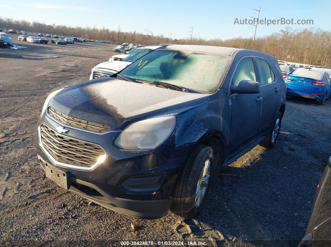 2016 Chevrolet Equinox Ls Blue vin: 2GNALBEK0G1129377