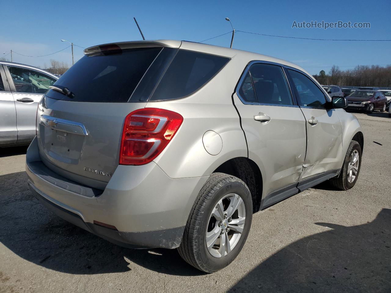 2016 Chevrolet Equinox Ls Gold vin: 2GNALBEK0G1171662