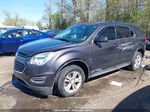 2016 Chevrolet Equinox Ls Gray vin: 2GNALBEK0G6225142