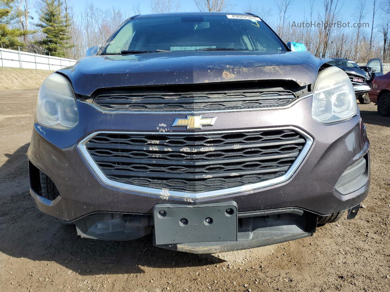 2016 Chevrolet Equinox Ls Purple vin: 2GNALBEK0G6232723