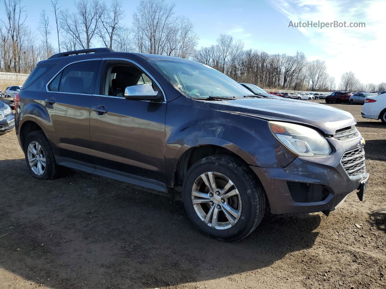 2016 Chevrolet Equinox Ls Purple vin: 2GNALBEK0G6232723