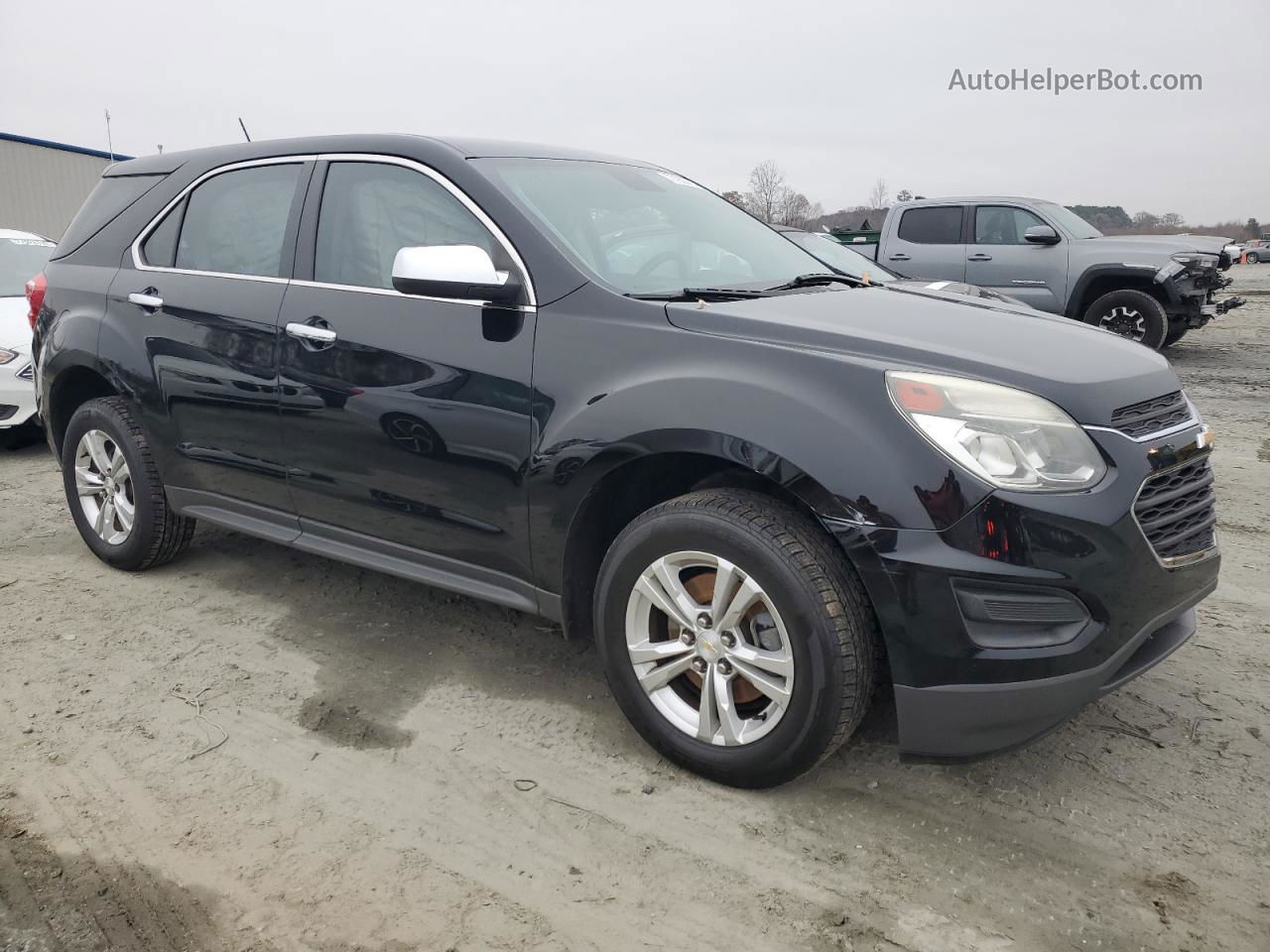 2017 Chevrolet Equinox Ls Black vin: 2GNALBEK0H1523396