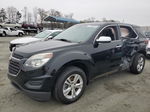 2017 Chevrolet Equinox Ls Black vin: 2GNALBEK0H1523396