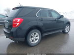 2017 Chevrolet Equinox Ls Black vin: 2GNALBEK0H1556883