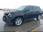 2017 Chevrolet Equinox Ls Black vin: 2GNALBEK0H1556883