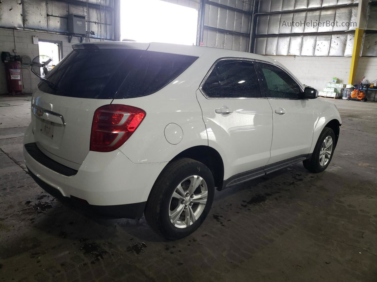 2017 Chevrolet Equinox Ls White vin: 2GNALBEK0H1558889