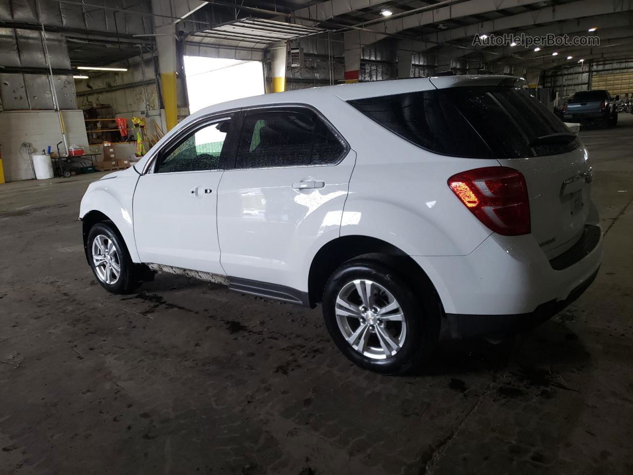 2017 Chevrolet Equinox Ls White vin: 2GNALBEK0H1558889