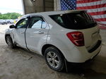 2017 Chevrolet Equinox Ls White vin: 2GNALBEK0H1588636