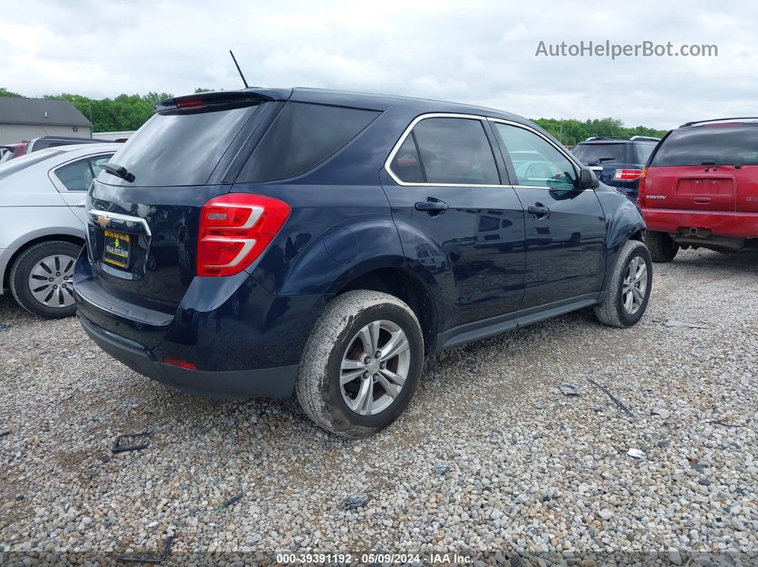 2017 Chevrolet Equinox Ls Синий vin: 2GNALBEK0H1603278