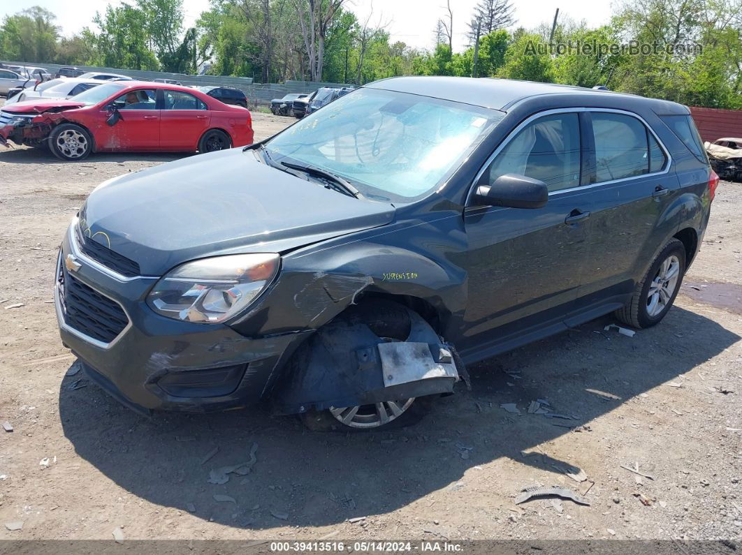 2017 Chevrolet Equinox Ls Gray vin: 2GNALBEK0H1615205