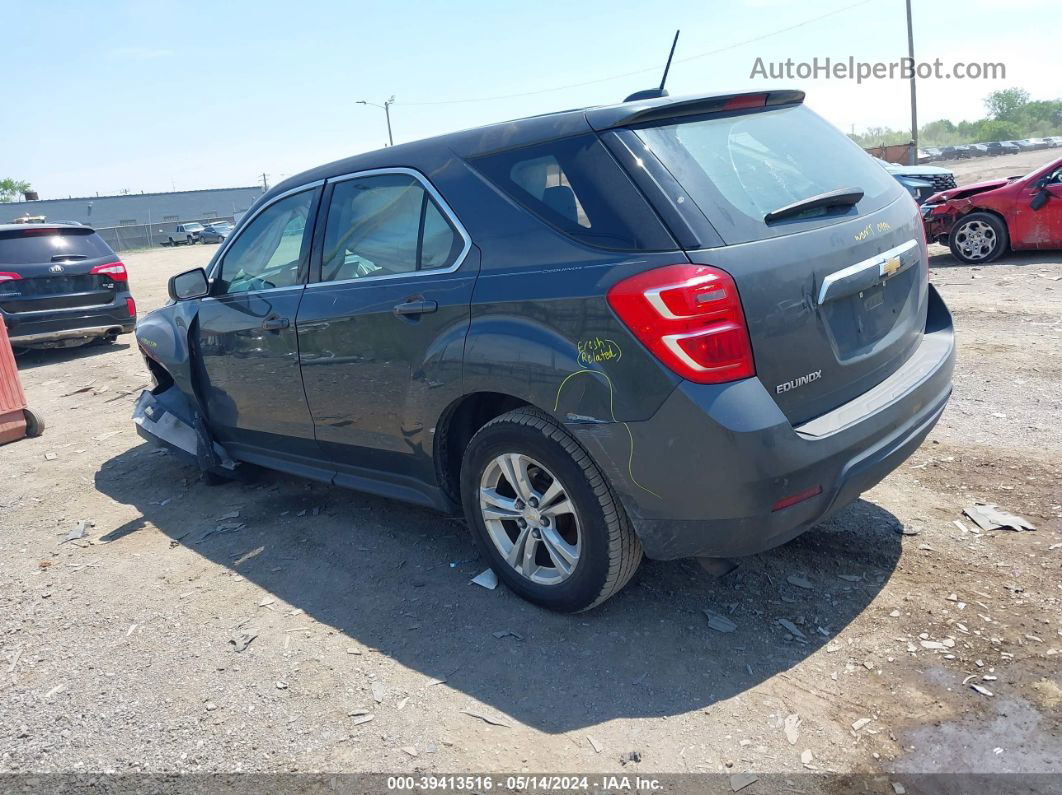 2017 Chevrolet Equinox Ls Gray vin: 2GNALBEK0H1615205