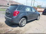 2017 Chevrolet Equinox Ls Gray vin: 2GNALBEK0H1615205