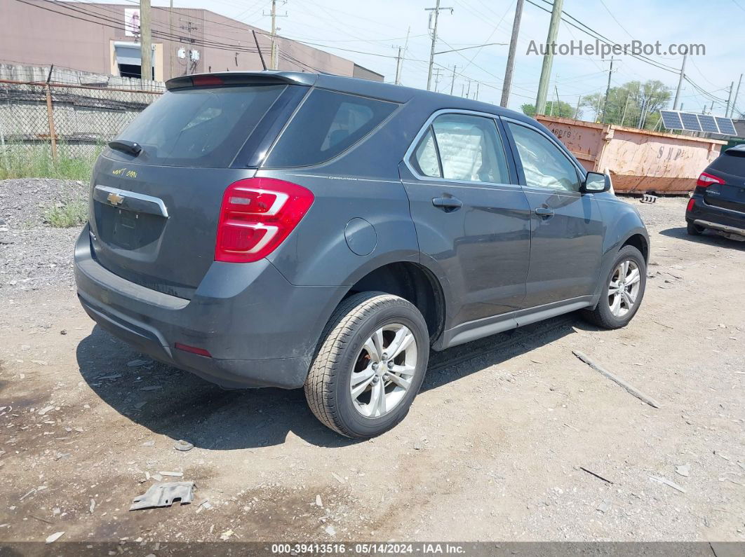 2017 Chevrolet Equinox Ls Gray vin: 2GNALBEK0H1615205