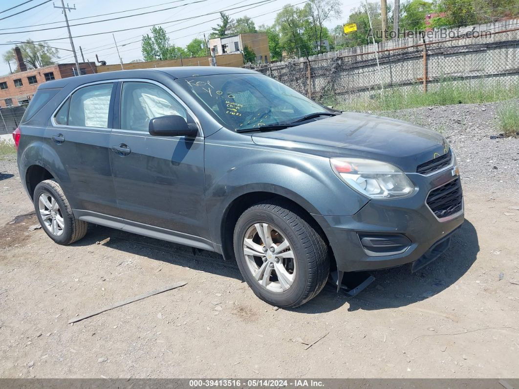 2017 Chevrolet Equinox Ls Gray vin: 2GNALBEK0H1615205