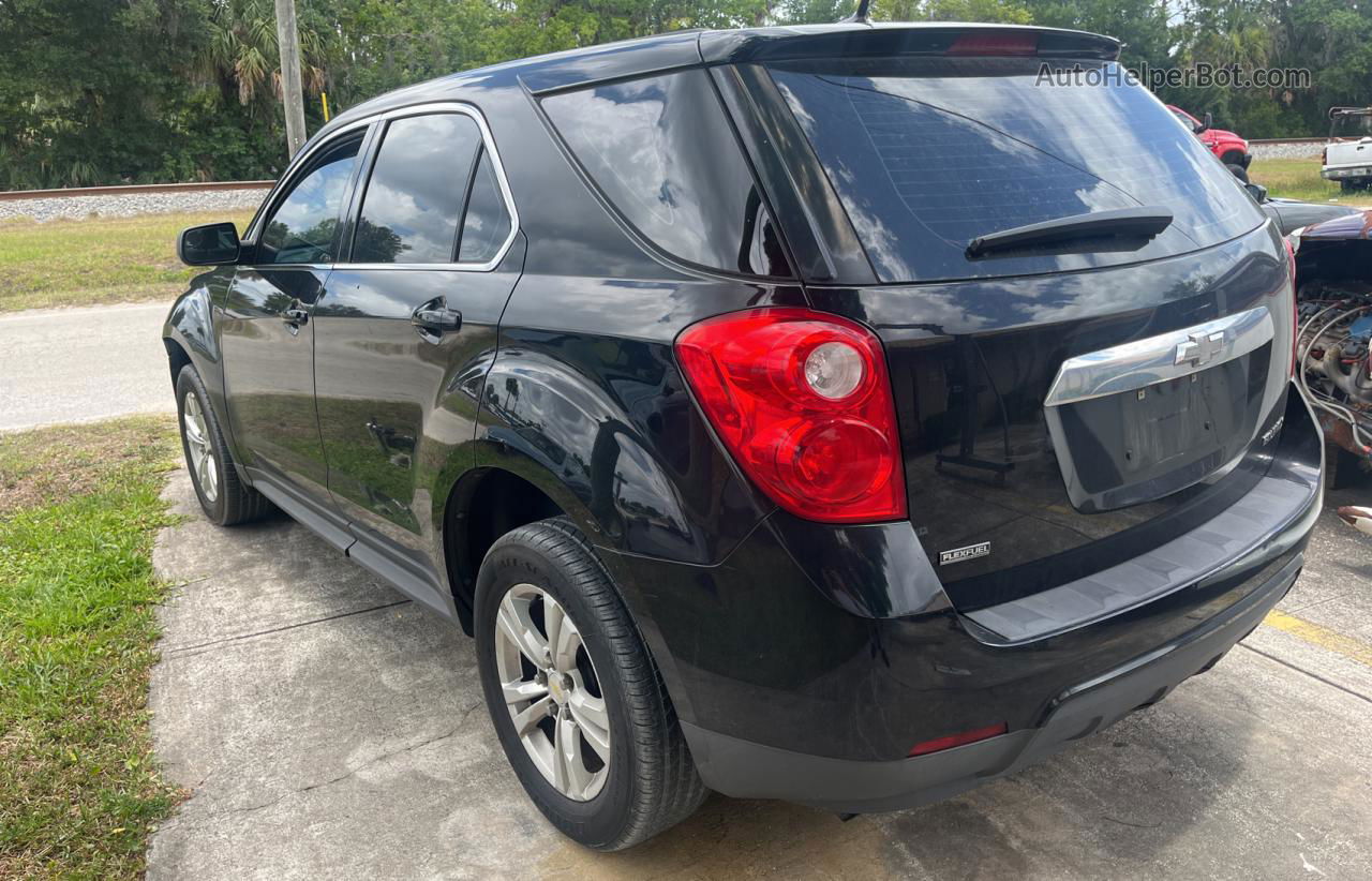 2012 Chevrolet Equinox Ls Black vin: 2GNALBEK1C1238294