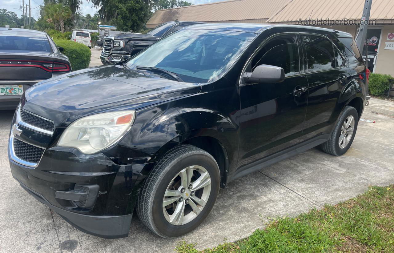 2012 Chevrolet Equinox Ls Черный vin: 2GNALBEK1C1238294