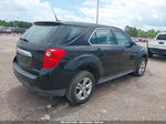 2012 Chevrolet Equinox Ls Black vin: 2GNALBEK1C6125514