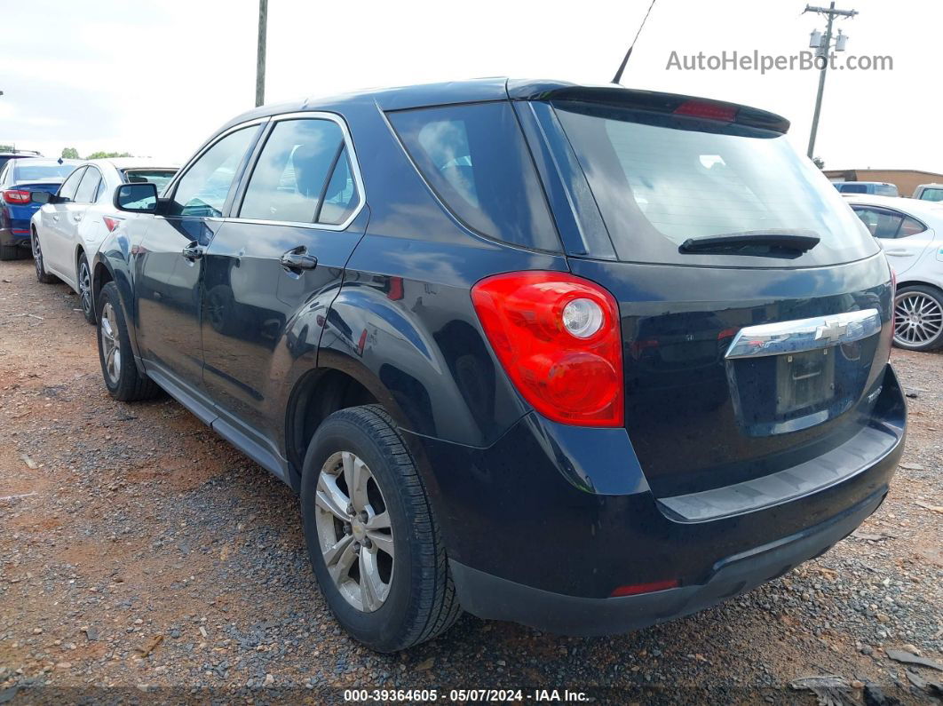 2012 Chevrolet Equinox Ls Black vin: 2GNALBEK1C6165950