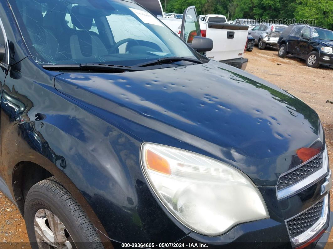 2012 Chevrolet Equinox Ls Black vin: 2GNALBEK1C6165950