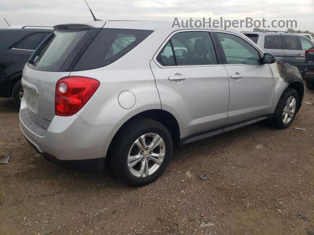 2012 Chevrolet Equinox Ls Silver vin: 2GNALBEK1C6302191