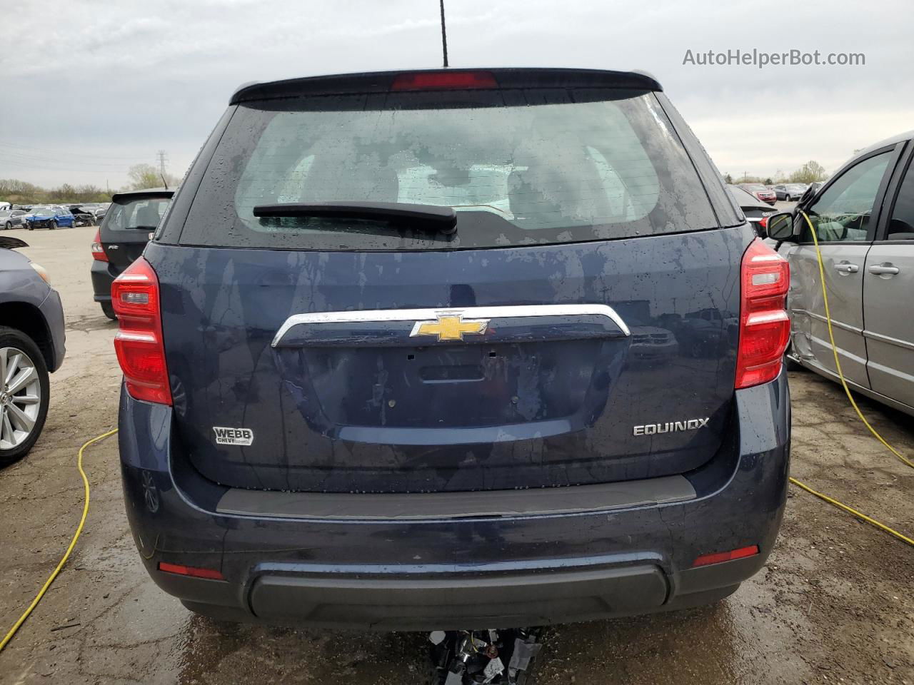 2016 Chevrolet Equinox Ls Blue vin: 2GNALBEK1G1129274