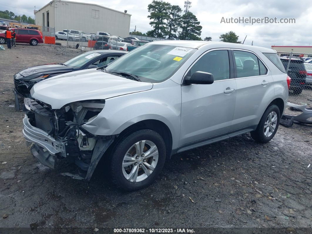 2016 Chevrolet Equinox Ls Silver vin: 2GNALBEK1G1187322