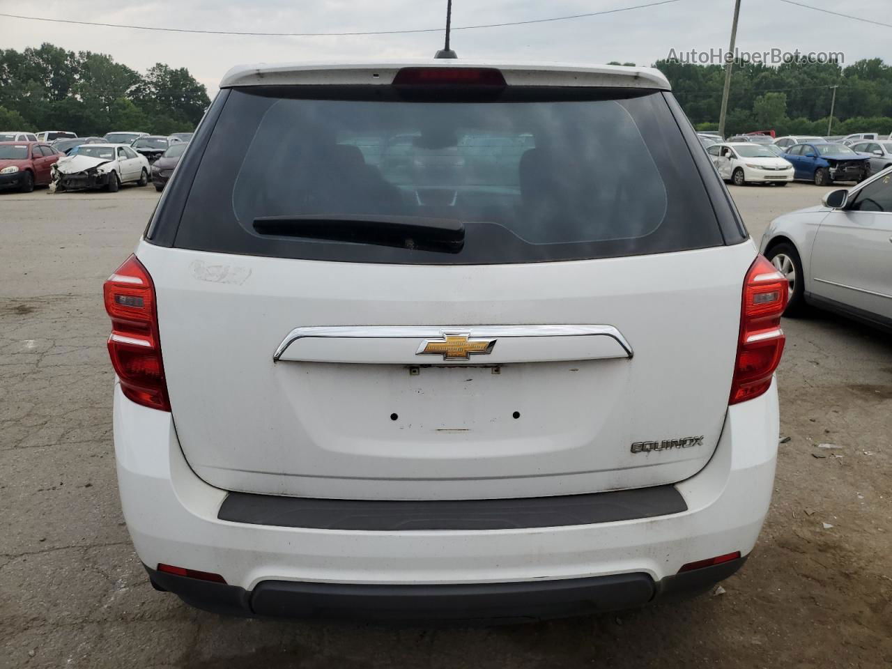 2016 Chevrolet Equinox Ls White vin: 2GNALBEK1G6131125