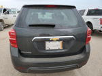 2017 Chevrolet Equinox Ls Gray vin: 2GNALBEK1H1513377