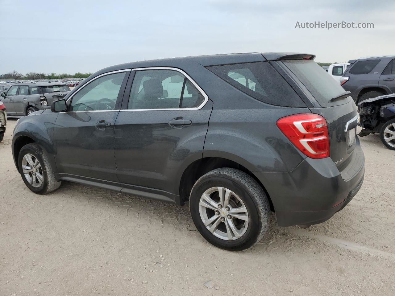 2017 Chevrolet Equinox Ls Gray vin: 2GNALBEK1H1513377