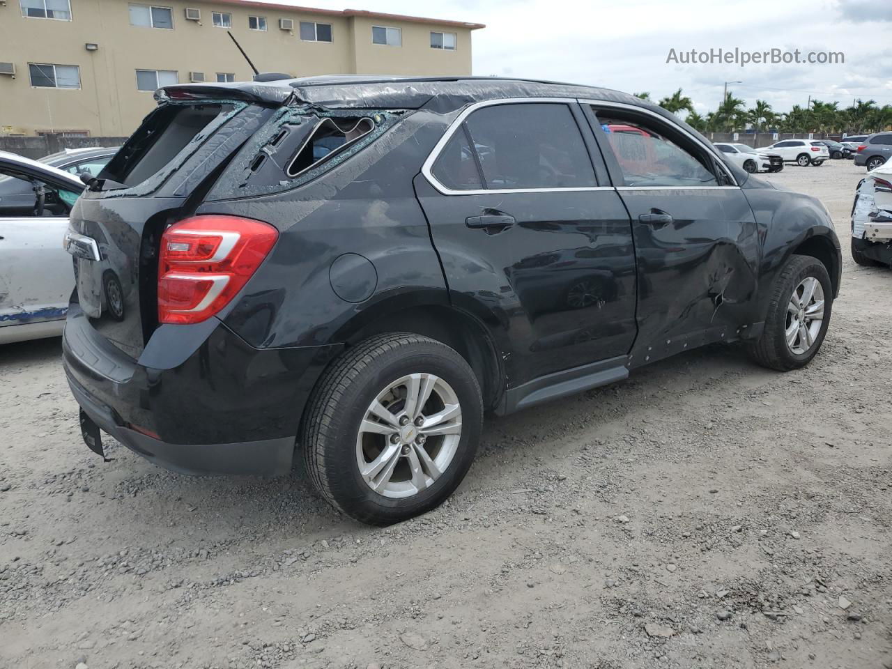 2017 Chevrolet Equinox Ls Black vin: 2GNALBEK1H1516277