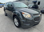 2017 Chevrolet Equinox Ls Black vin: 2GNALBEK1H1546430