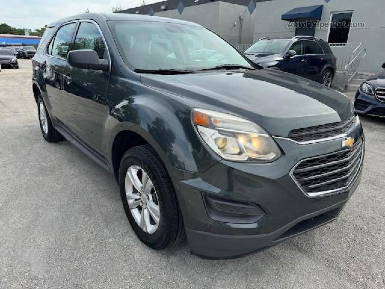 2017 Chevrolet Equinox Ls Черный vin: 2GNALBEK1H1546430