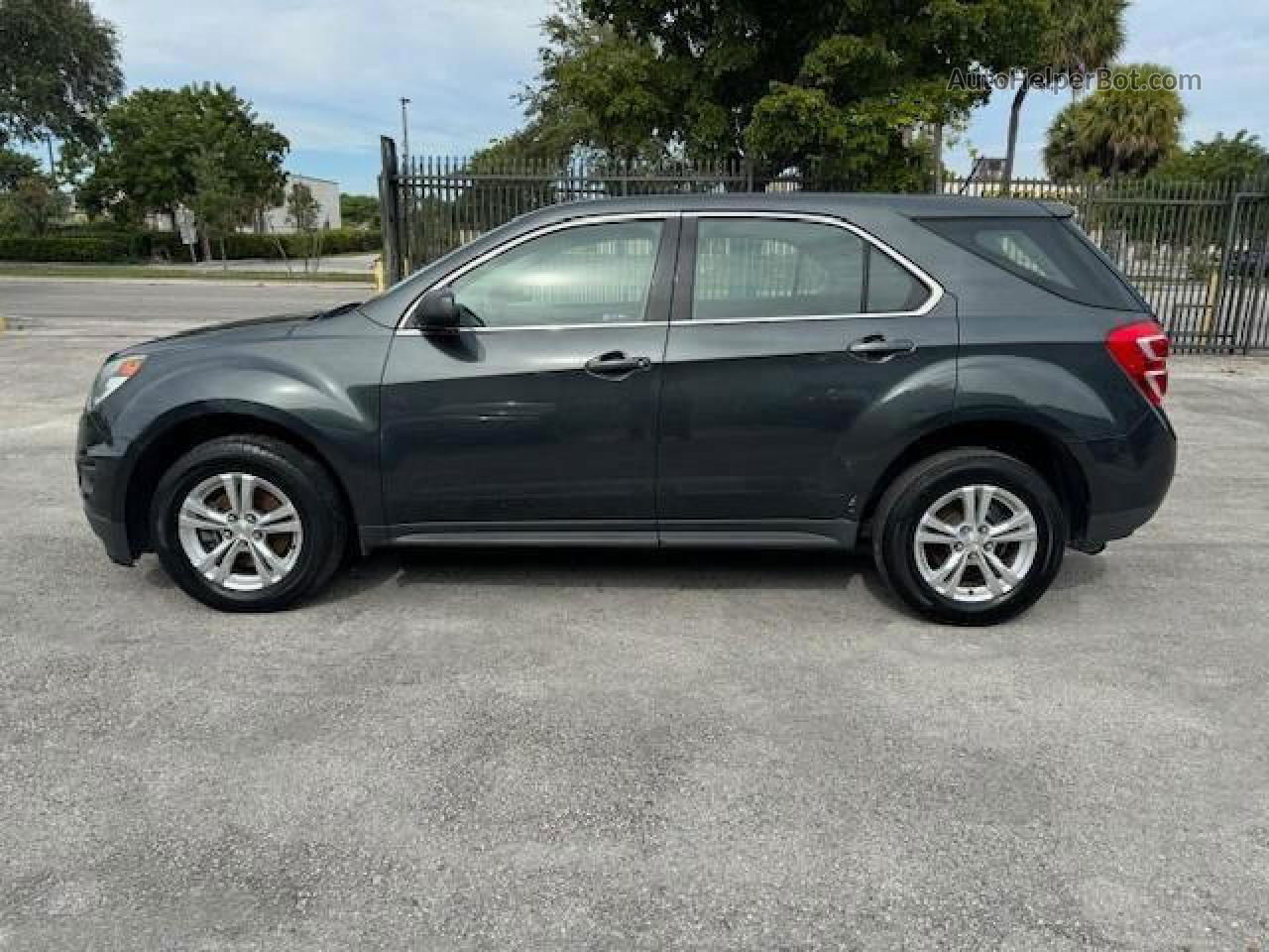 2017 Chevrolet Equinox Ls Black vin: 2GNALBEK1H1546430