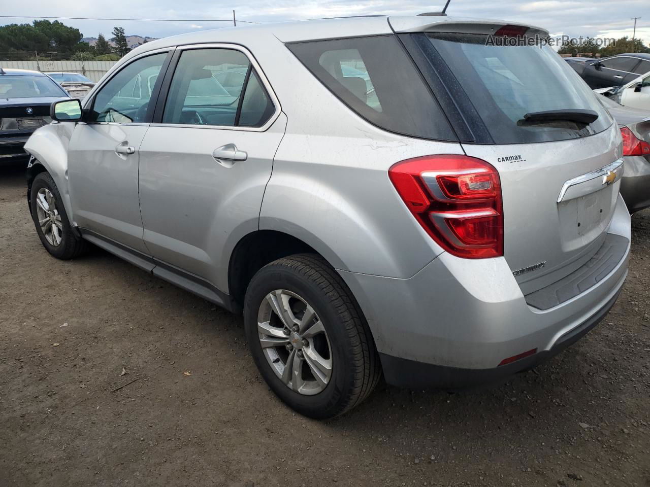 2017 Chevrolet Equinox Ls Silver vin: 2GNALBEK1H1577211