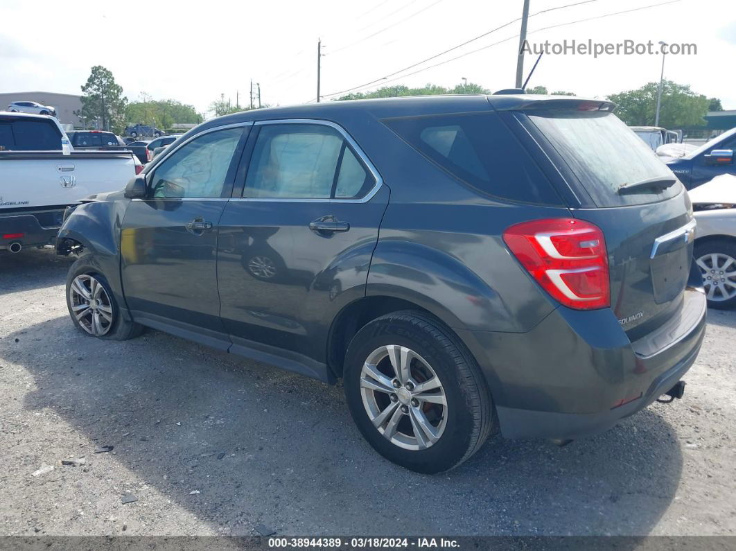 2017 Chevrolet Equinox Ls Gray vin: 2GNALBEK1H1583364