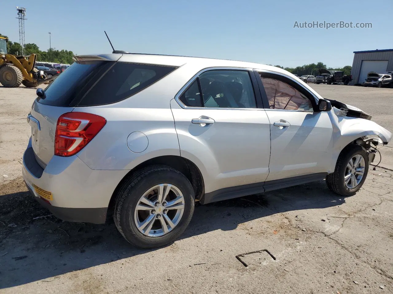 2017 Chevrolet Equinox Ls Серебряный vin: 2GNALBEK1H1609400