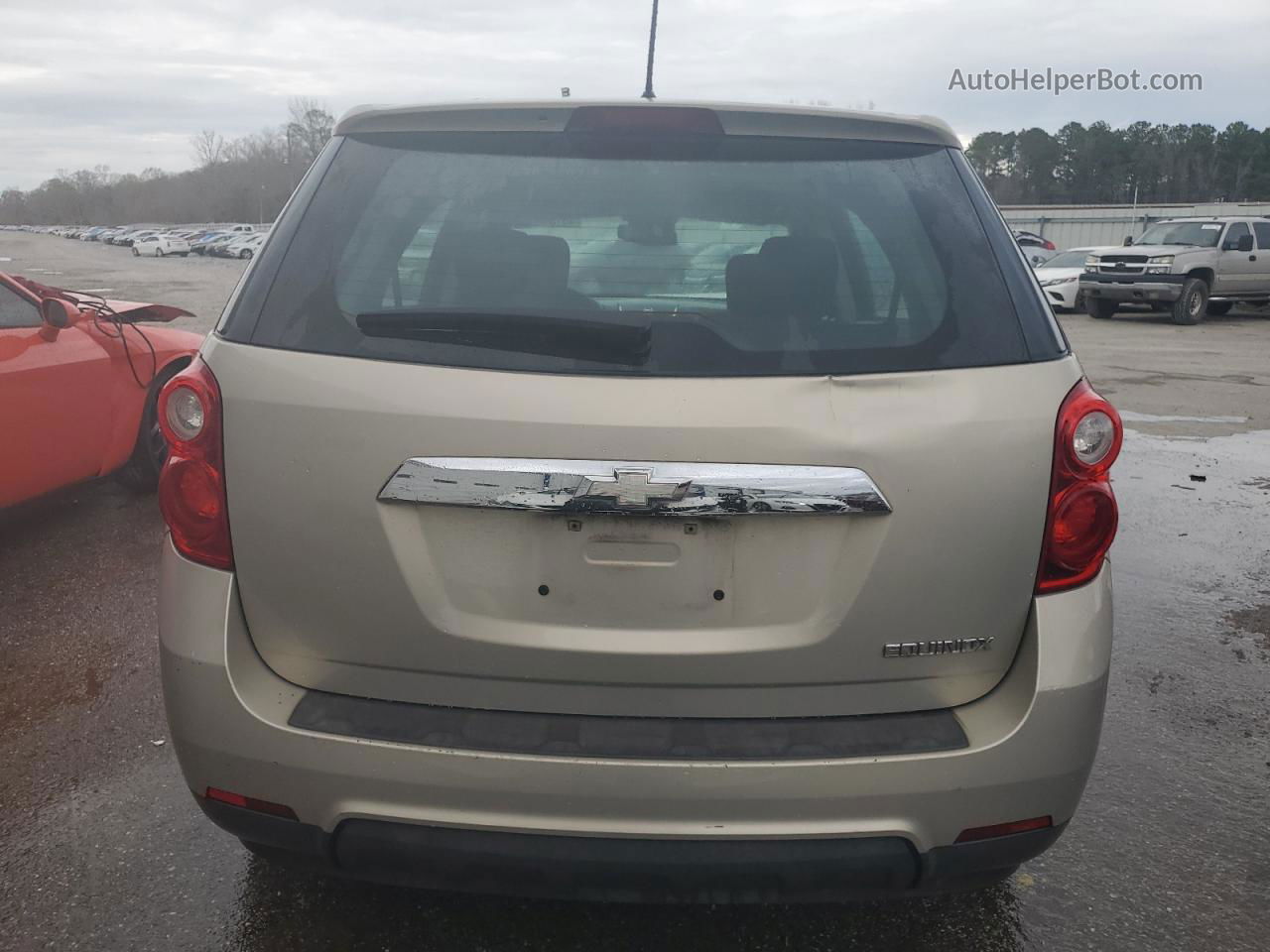 2012 Chevrolet Equinox Ls Желто-коричневый vin: 2GNALBEK2C1324522