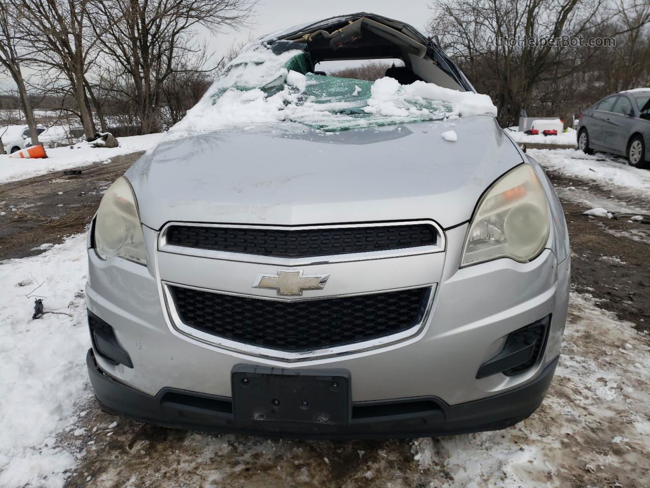 2012 Chevrolet Equinox Ls Silver vin: 2GNALBEK2C6119253