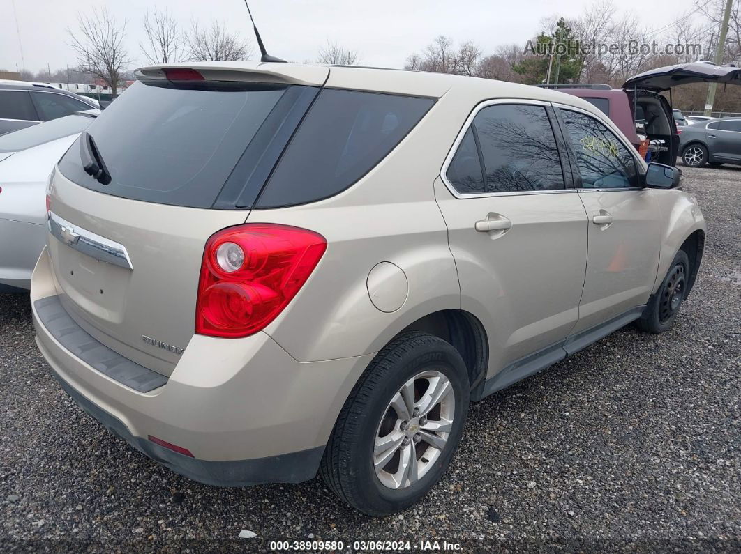 2012 Chevrolet Equinox Ls Золотой vin: 2GNALBEK2C6328900