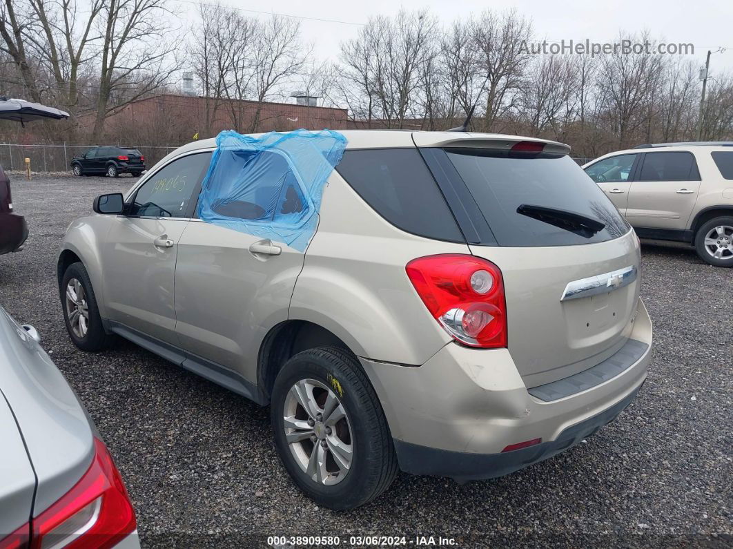 2012 Chevrolet Equinox Ls Золотой vin: 2GNALBEK2C6328900