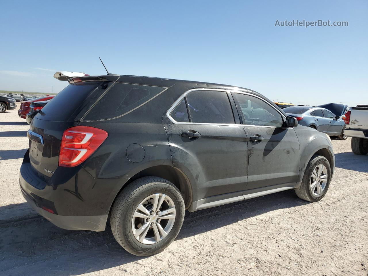 2016 Chevrolet Equinox Ls Черный vin: 2GNALBEK2G1120275