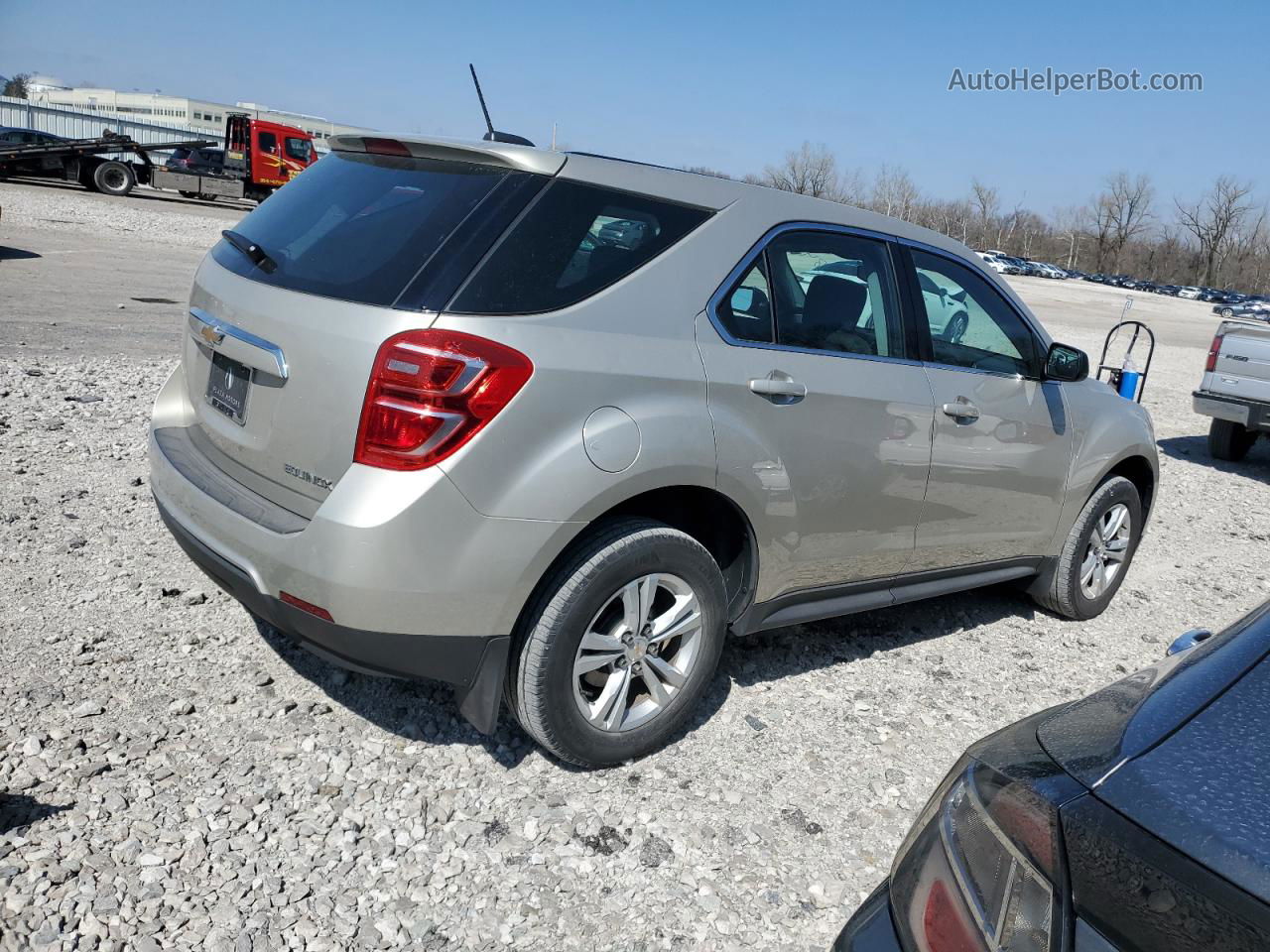 2016 Chevrolet Equinox Ls Beige vin: 2GNALBEK2G1188320