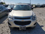 2016 Chevrolet Equinox Ls Бежевый vin: 2GNALBEK2G1188320