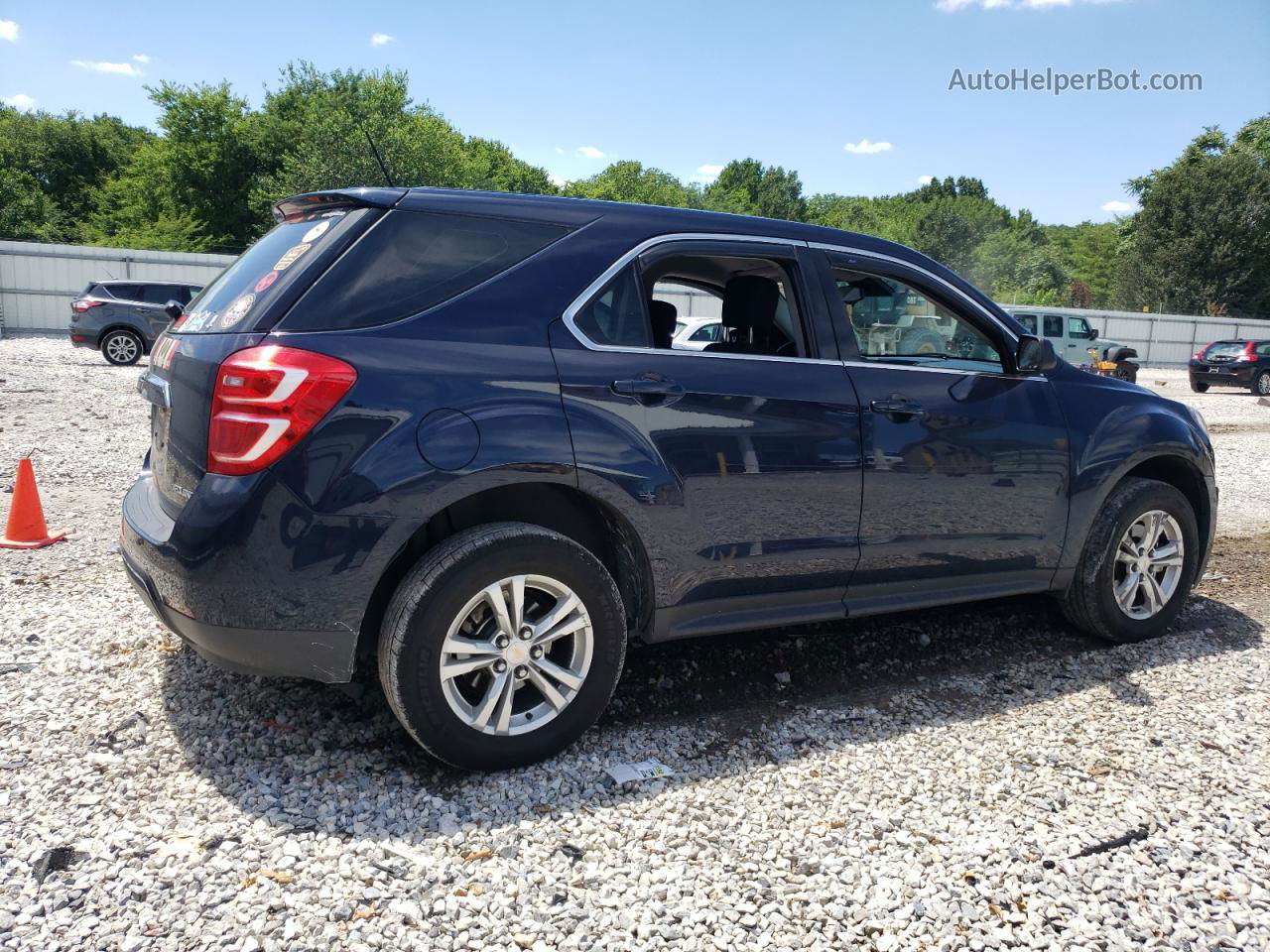 2016 Chevrolet Equinox Ls Blue vin: 2GNALBEK2G6209041