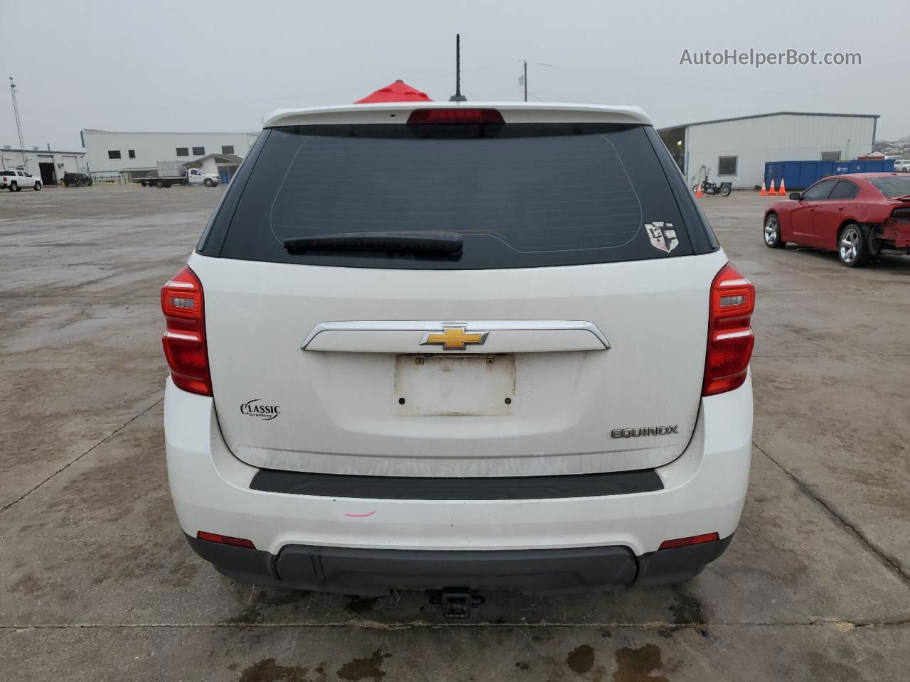 2016 Chevrolet Equinox Ls White vin: 2GNALBEK2G6266968