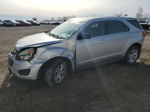 2016 Chevrolet Equinox Ls Silver vin: 2GNALBEK2G6335044