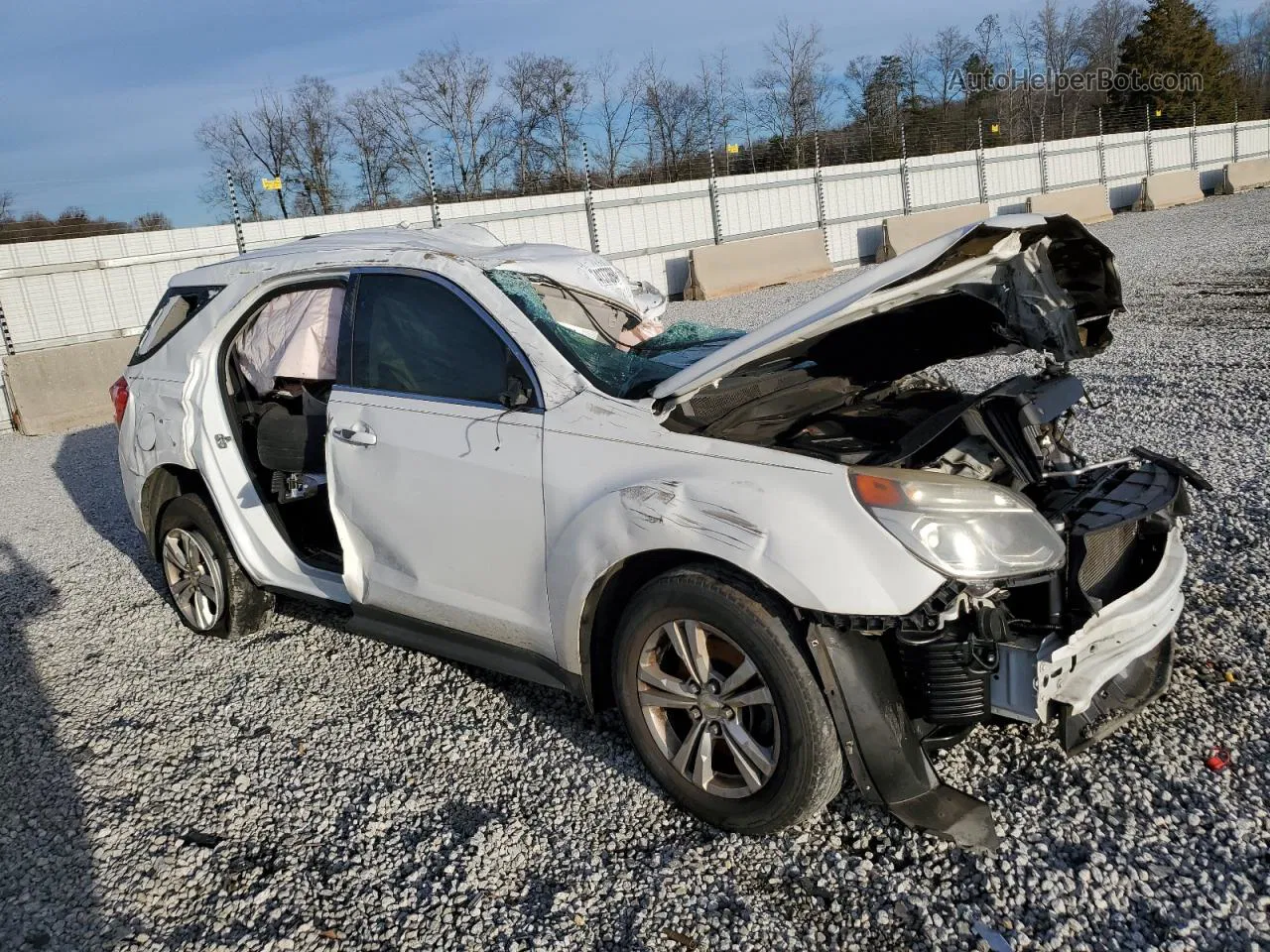 2017 Chevrolet Equinox Ls White vin: 2GNALBEK2H1540328